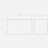 dimensions abat-jour rectangle  285 - astro lighting