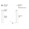 Dimensions A-Tube Nano Swing médium - LODES