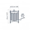 dimensions KANDO M40 - BOVER