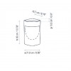 Dimensions Borne Moai B35 Outdoor - Bover