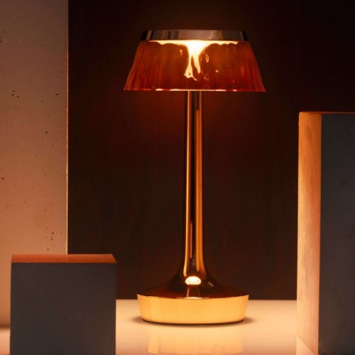 lampe Bon Jour unplugged cuivre - flos