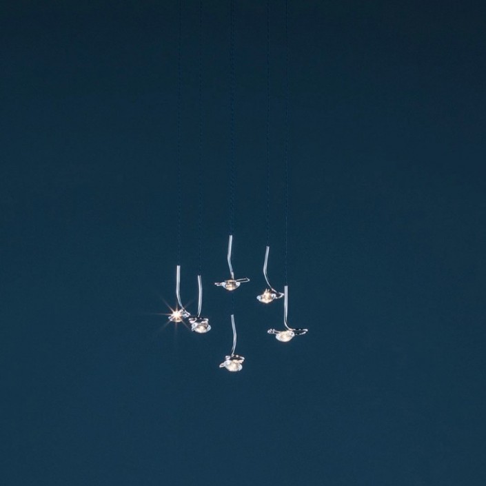 Suspension LED Jackie O chandelier - Catellani&Smith