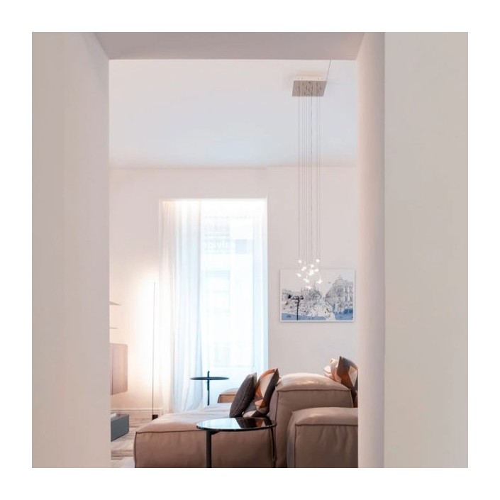 Suspension LED Jackie O chandelier - Catellani&Smith