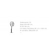 Dimensions lampadaire Sottovento - catellani&Smith