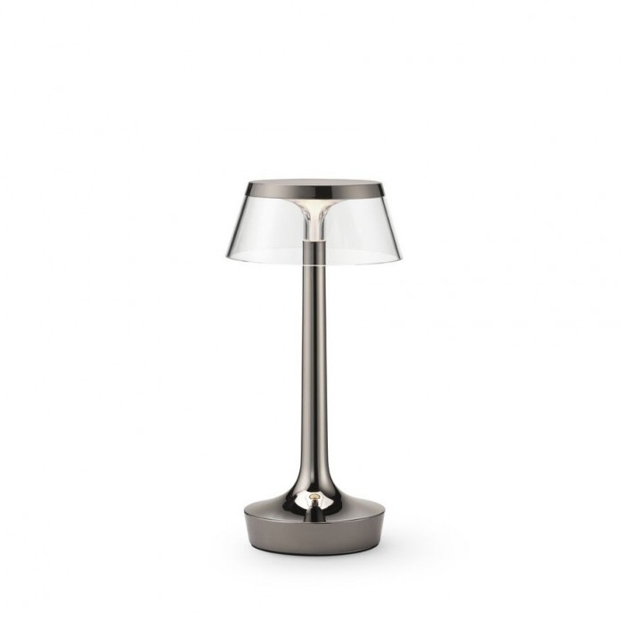 Lampe Bon Jour Unplugged black chrome - Flos