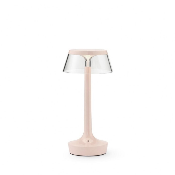 Lampe Bon Jour unplugged rose - Flos