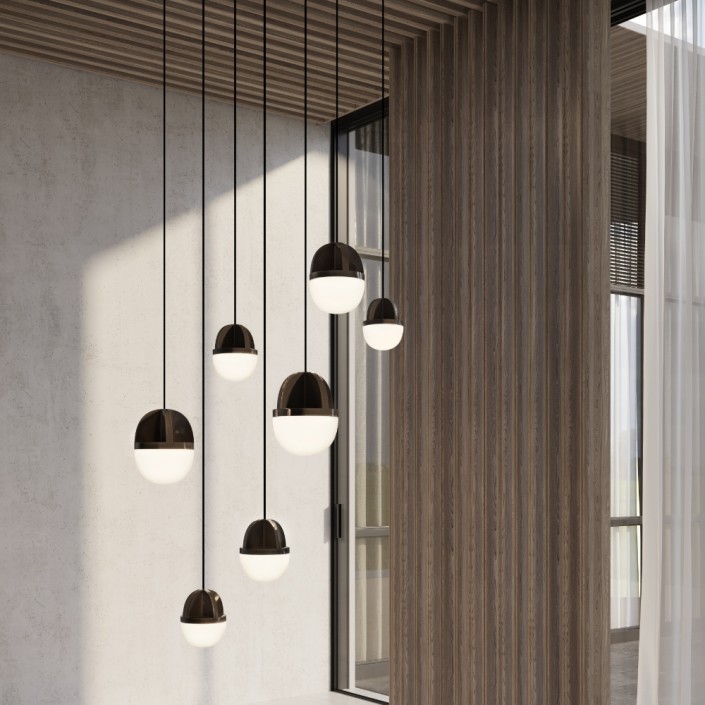Suspension Hald Half - Hind Rabii - caviar