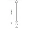 Dimensions half half - hind rabii - S