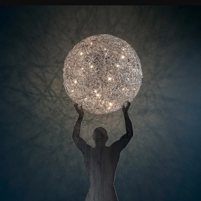 Lampadaire Uomo della luce XL - Catellani&Smith