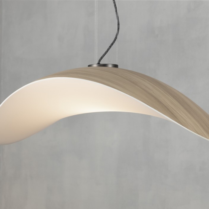Suspension Infinity Pendant - Hind Rabii - finition walnut