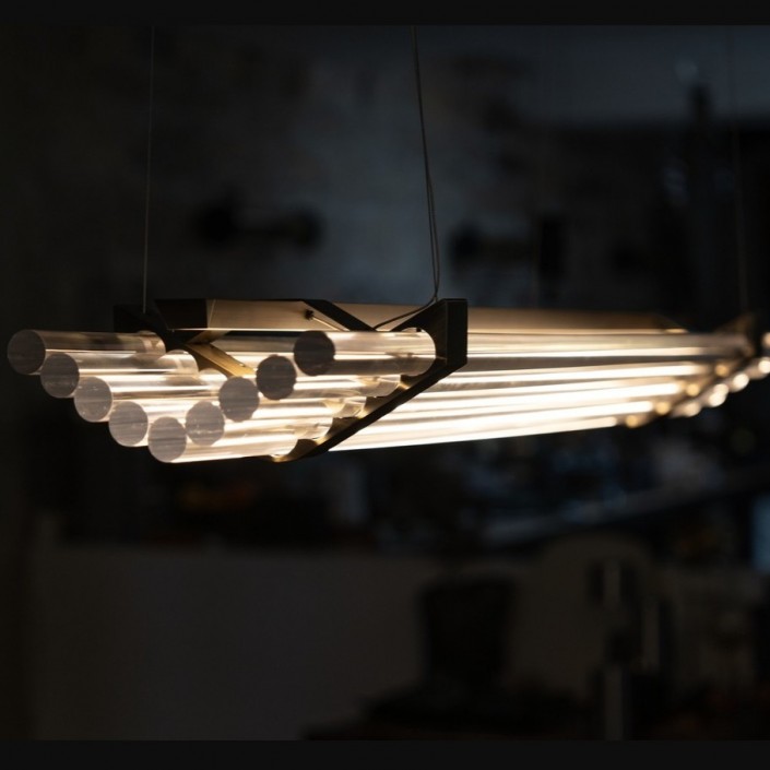 Suspension Seagull Pendant Horizontal 1200 - DCW Editions