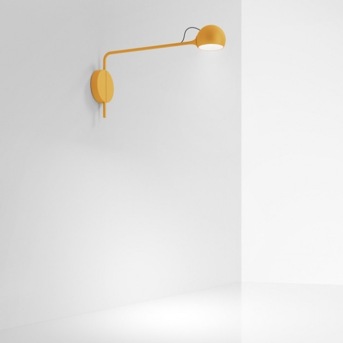 applique ixa wall - artemide - jaune