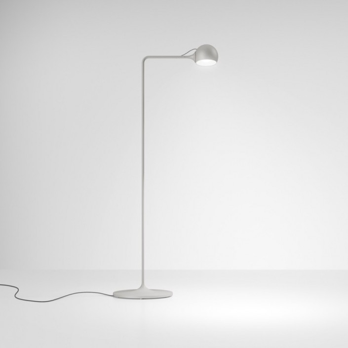 Lampadaire Ixa reading - Artemide - finition white grey