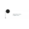 Dimensions applique murale Stchu-Moon 08 - Catellani&Smith - finition argent