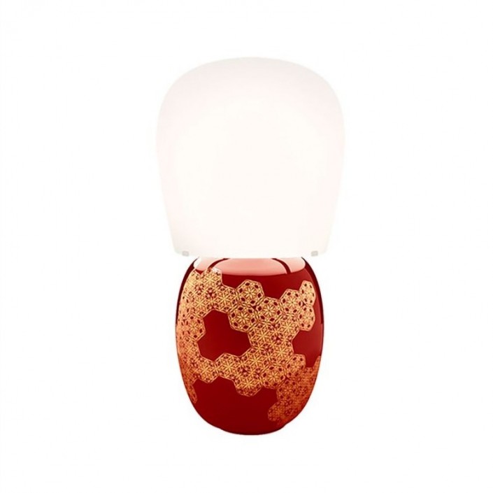 Lampe à poser Hive - Kundalini - finition rouge