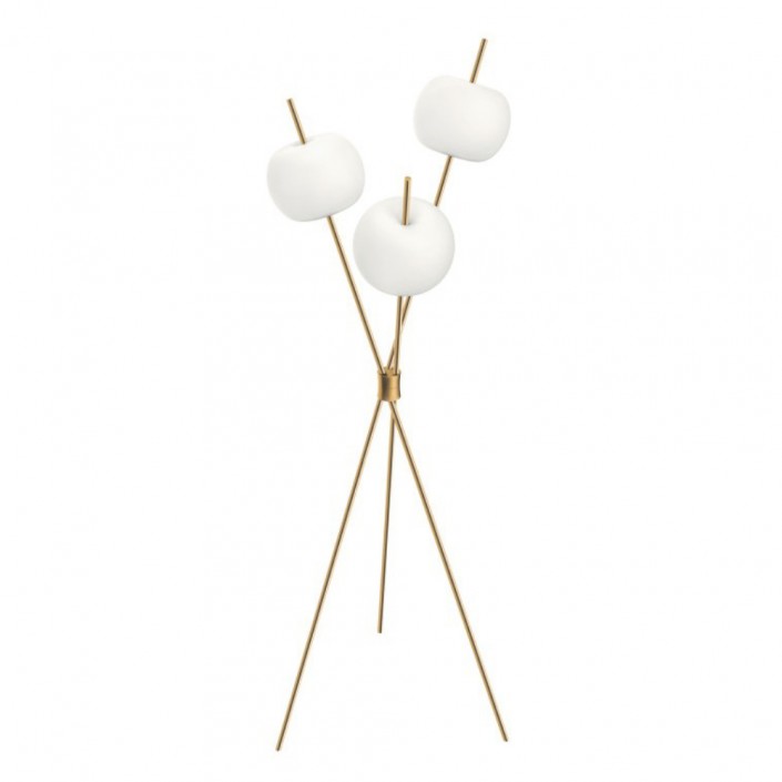 Lampadaire Kushi Floor - Kundalini - finition laiton