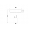 Dimensions lampe de table Anna Belle 2 - Hind Rabii