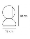 Dimension lampe de table Eclisse  Artemide x Squid Game