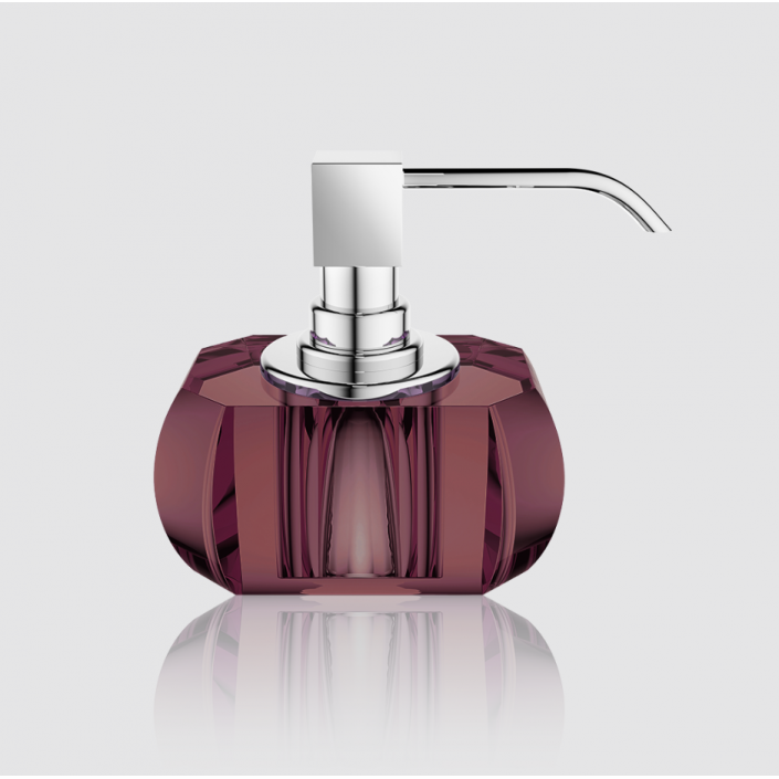 Distributeur de savon liquide Kristall finition Burgundy - Decor Walther