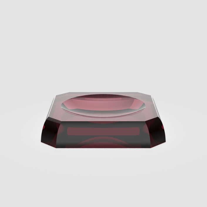Porte savon Kristall KR STS - Decor walther - Burgundy