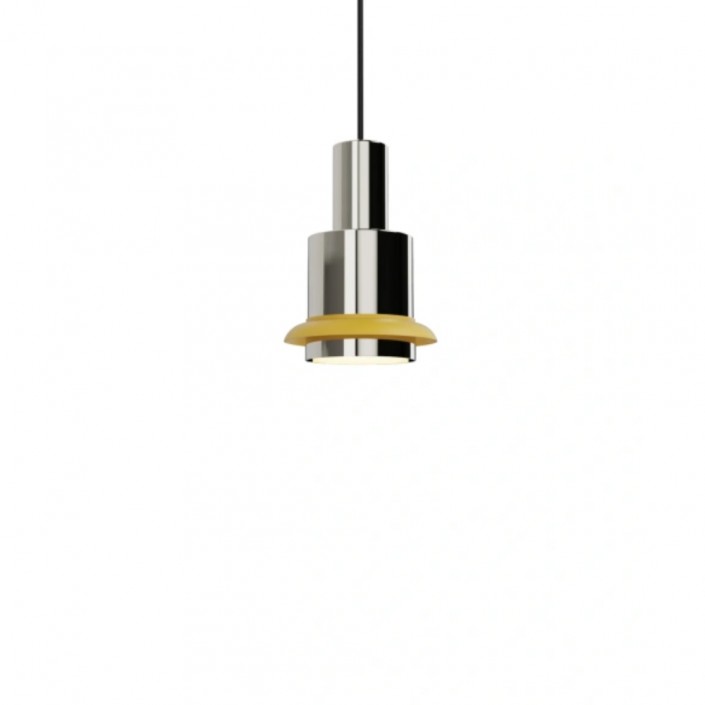 Suspension Chaumont 150 /190- DCW - nickel - yellow