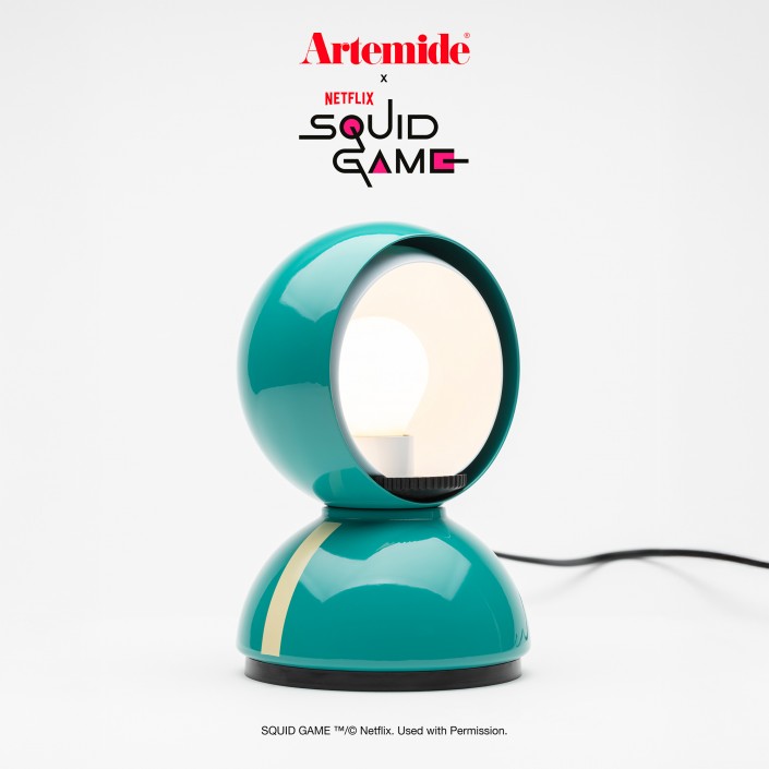 Lampe de table Eclisse - Artemide x Squid Game  - finition vert