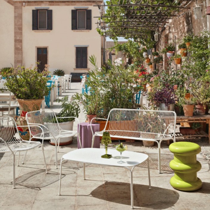 Sofa Hiray - Kartell - finition blanc