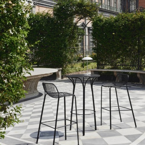 Table haute Hiray - Kartell - finition noir