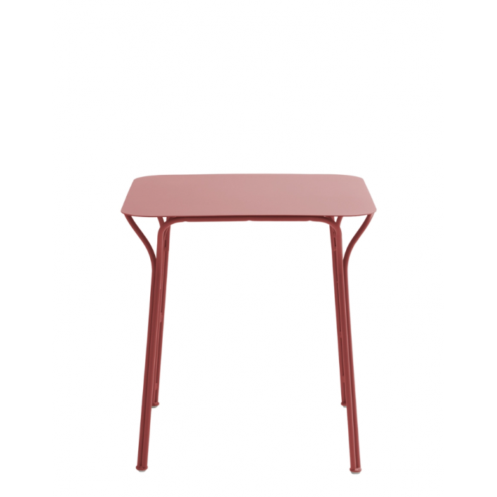 Table carrée Hiray - Kartell - finition rouille