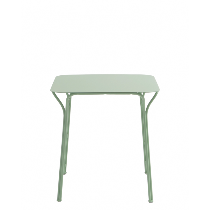 Table carrée Hiray - Kartell - finiton vert