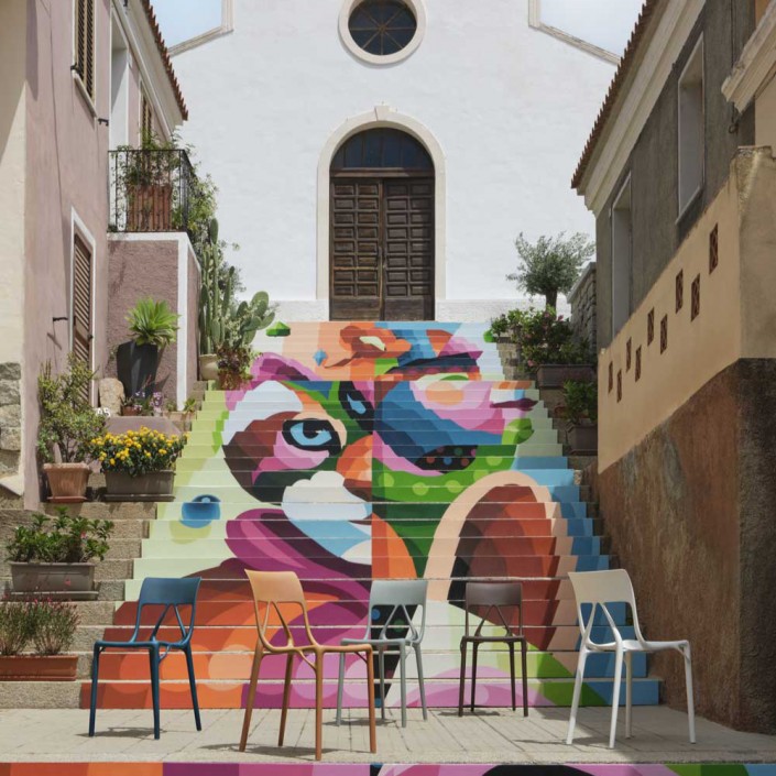 Chaises A.I LITE - KARTELL - mise en scène
