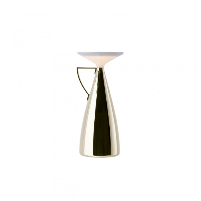 Lampe à poser Camomille - KARTELL - finition métal champagne