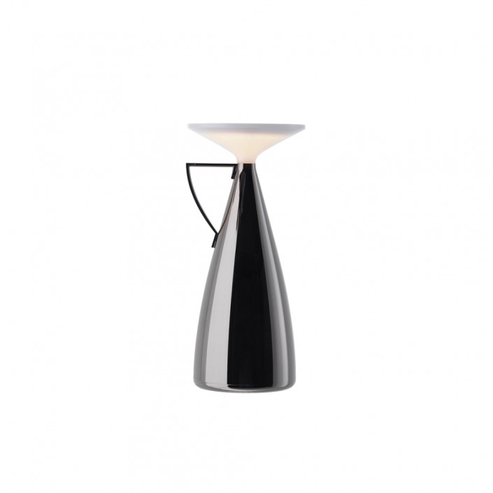 Lampe à poser Camomille - KARTELL - finition métal titane