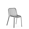 Chaise Hiray - Kartell - Finition noir