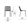Dimensions Chaise Hiray - Kartell