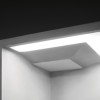 Lampe à poser Empty - Vibia - finition polymere concrete grey