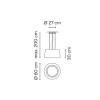 Dimensions Wind 4072 - Vibia