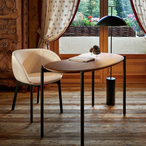 Bureau Lunat en intérieur avec lampadaire de lecture Geen-A - Kartell - Valentedesign.com