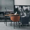 Bureau Lunat en intérieur avec lampe de table Aledin - Kartell - Valentedesign.com