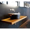 Vasque à poser gris et blanc Vieques de la marque Agape - Valente Design