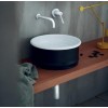 Vasque à poser Vieques gris et blanc de la marque Agape - Valente Design