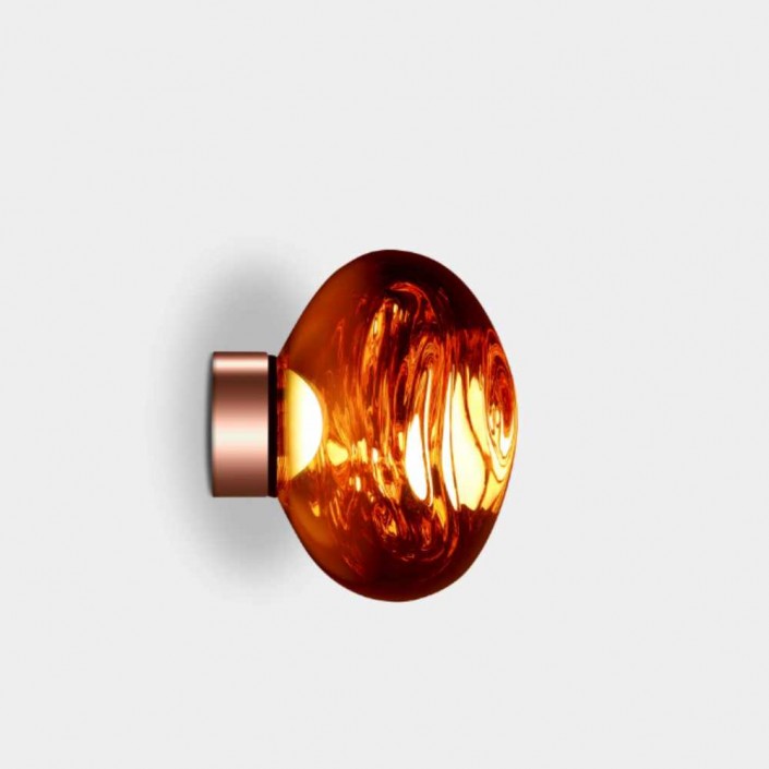 Applique murale MELT mini Surface Light - Tom Dixon - finition cuivre