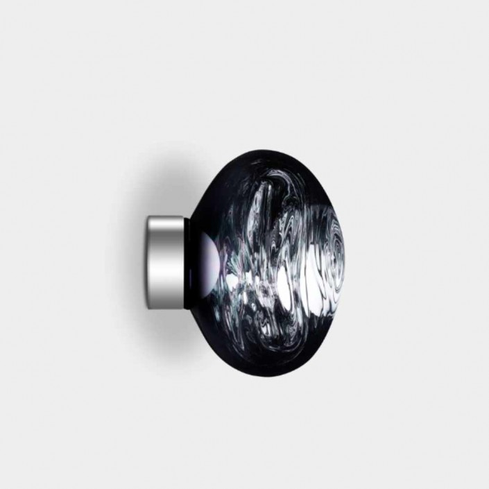 Applique murale MELT mini Surface Light - Tom Dixon - finition smoke