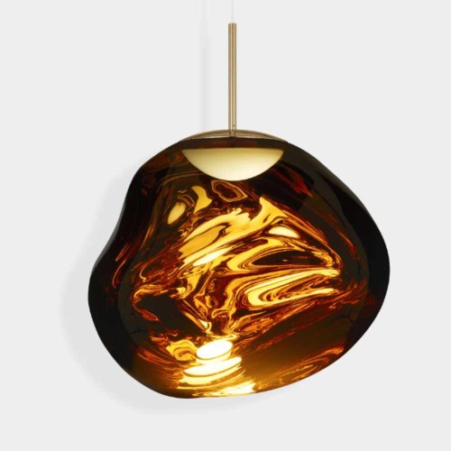 Suspension Melt Pendant medium - Tom Dixon - finition Or