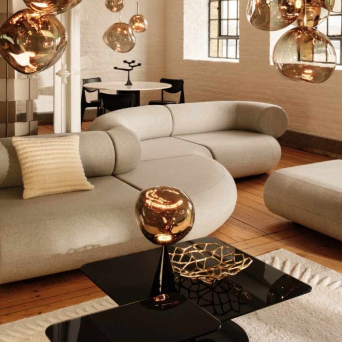 Lampe à poser Melt Table Light - Tom Dixon - finition bronze