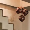 Suspension Melt mini chandelier - Tom Dixon - finition cuivre