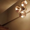Suspension Melt mini chandelier - Tom Dixon - finition gold