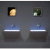 Espace bain avec vasques Strappo Led par la marque Antonio Lupi - Valente Design