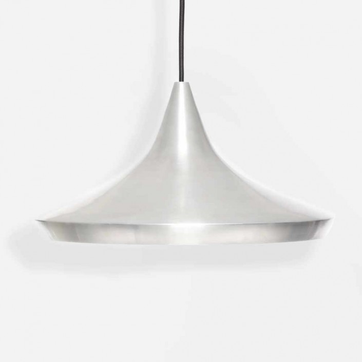 Suspension Unbeaten Wide - Tom Dixon - finition aluminium