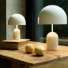 Lampe à poser Bell portable - Tom Dixon - finition mastic